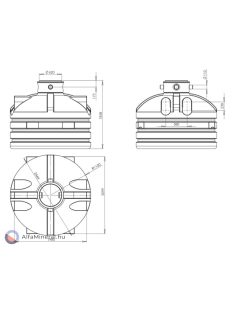 Oasis 4000 literes esővíztartály