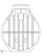 CL 5300 L szennyvíztartály furatok nélkül